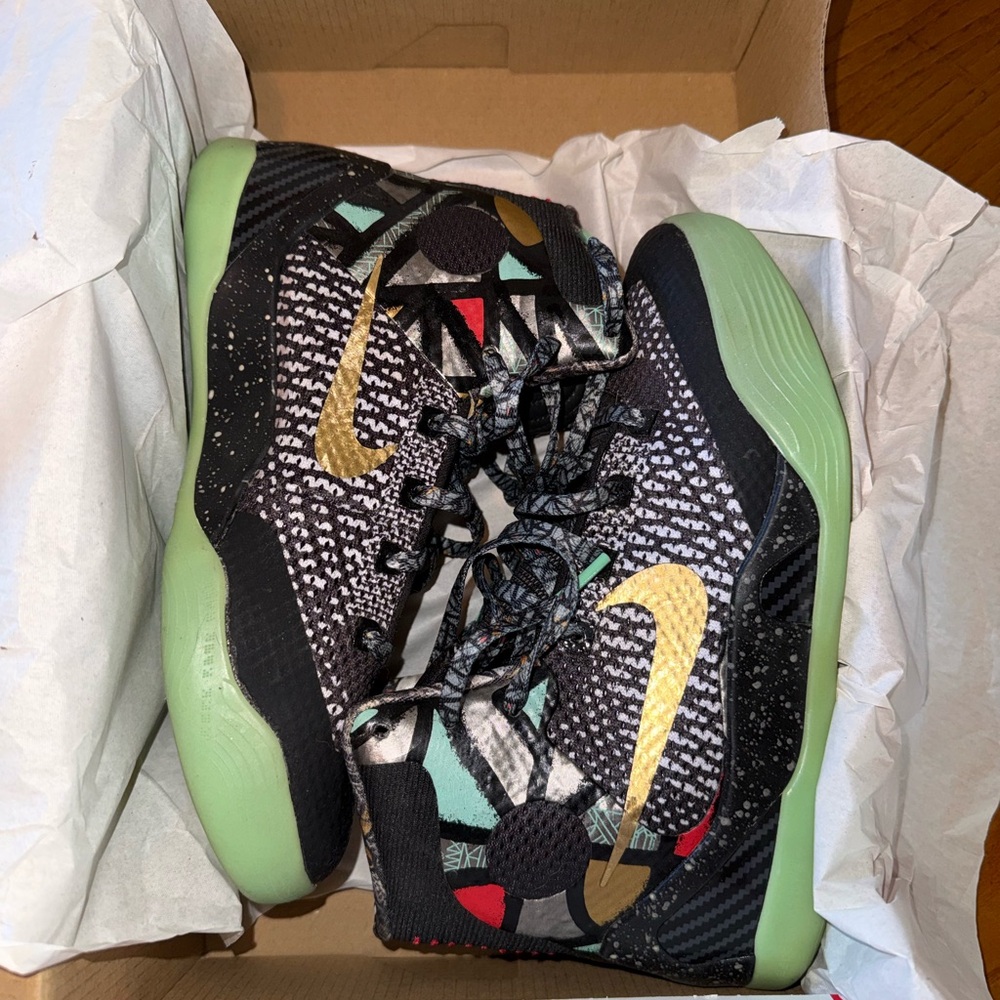 Nike Kobe 9 Elite GS “Sequoia/Strategy” Shoes | Size 3.5Y/5W | Rare
